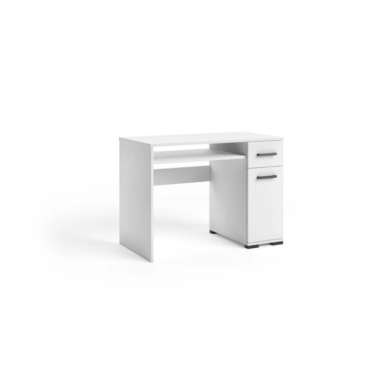 Písací stôl 105 cm KLENRI - biely