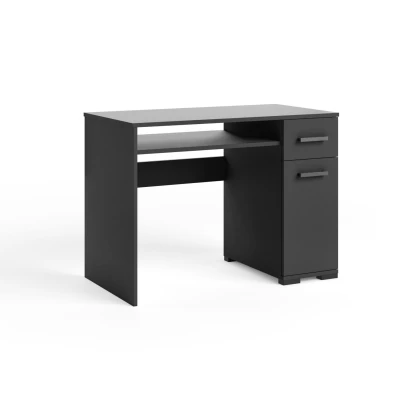 Písací stôl 105 cm KLENRI - čierny