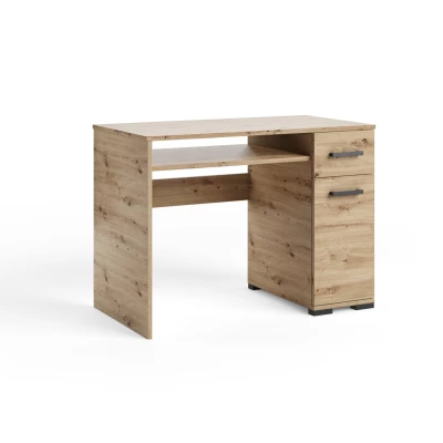 Písací stôl 90 cm KLENRI - dub artisan