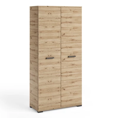 Šatníková dvojdverová skriňa 90 cm KLENRI - dub artisan