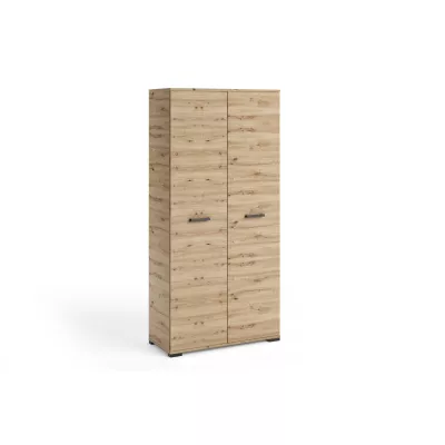 Šatníková dvojdverová skriňa 90 cm KLENRI - dub artisan