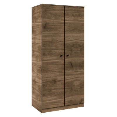 Dvojdverová šatníková skriňa 80 cm MIRIEL - brandy castello