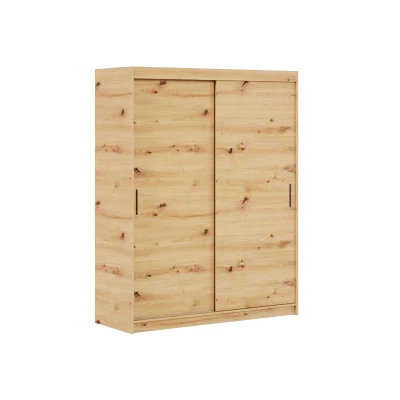 Skriňa s posuvnými dverami 180 cm WARDIO - dub artisan