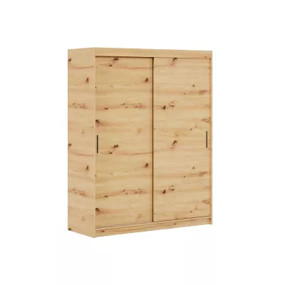 Skriňa s posuvnými dverami 160 cm WARDIO - dub artisan