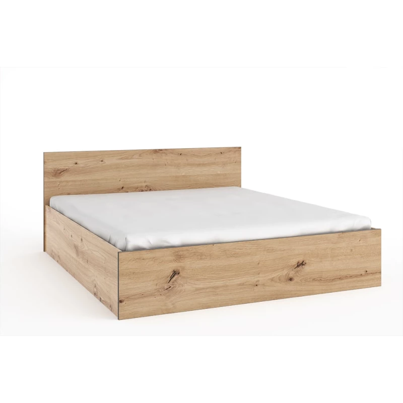 Manželská posteľ s úložným priestorom 160X200 NAIRI - dub artisan