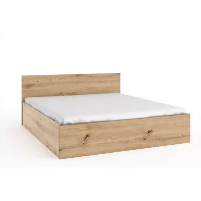 Manželská posteľ s úložným priestorom 160X200 NAIRI - dub artisan