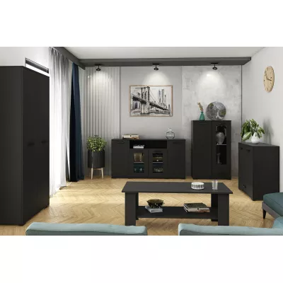 Malá komoda KLENRI - čierna
