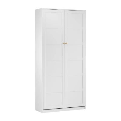 Výklopná posteľ 90x200 SILVA - biela / zlatá