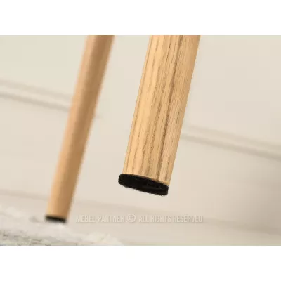Elegantná jedálenská stolička ELISABETH - biela / dub