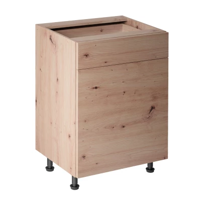 Dolná skrinka so šuplíkom VALEN 1 - šírka 60 cm, dub artisan