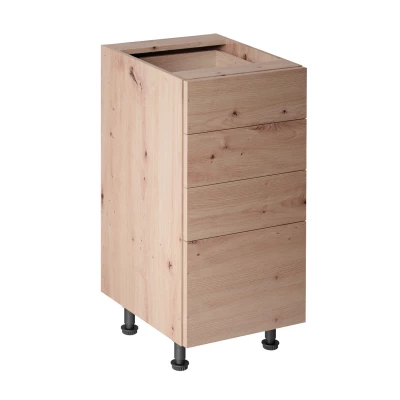 Kuchynská skrinka so šuplíkmi VALEN 1 - šírka 40 cm, dub artisan