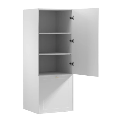 Horná kuchynská skrinka SALERNO - šírka 60 cm, biela