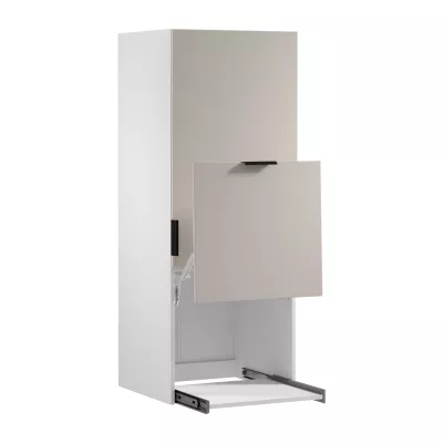 Horná kuchynská skrinka SALERNO - šírka 60 cm, biela / béžová