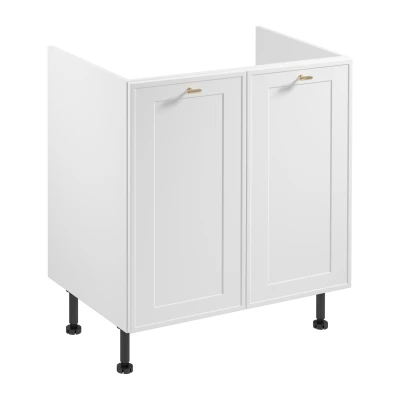 Dolná drezová skrinka SALERNO - šírka 80 cm, biela