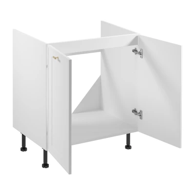 Dolná drezová skrinka SALERNO - šírka 80 cm, biela