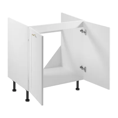 Dolná drezová skrinka SALERNO - šírka 80 cm, biela