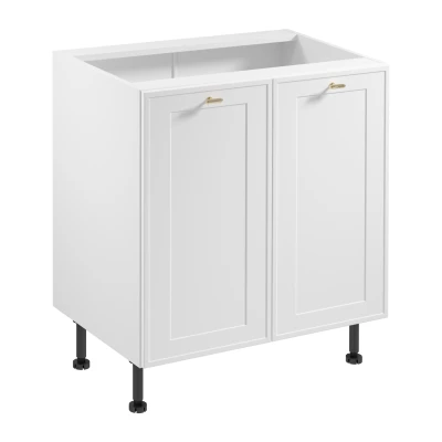 Dolná dvojdverová skrinka SALERNO - šírka 80 cm, biela