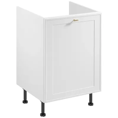 Drezová skrinka SALERNO - šírka 60 cm, biela + koše na odpad ZADARMO