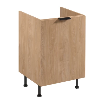 Drezová skrinka SALERNO - šírka 60 cm, dub + koše na odpad ZADARMO