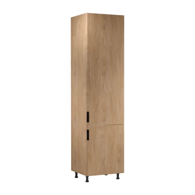 Skriňa na vstavanú chladničku SALERNO - šírka 60 cm, dub