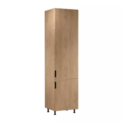 Skriňa na vstavanú chladničku SALERNO - šírka 60 cm, dub