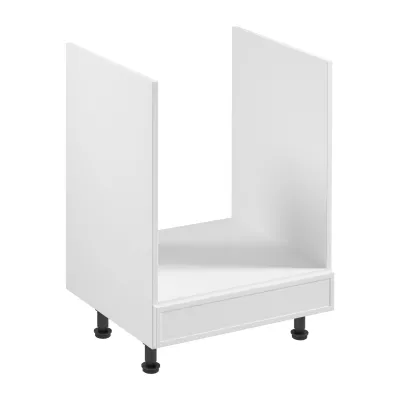 Kuchynská skrinka pre vstavanú rúru SALERNO - šírka 60 cm, biela