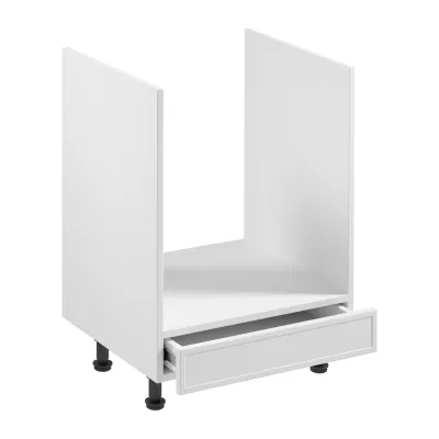 Kuchynská skrinka pre vstavanú rúru SALERNO - šírka 60 cm, biela
