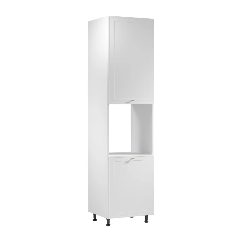 Kuchynská skriňa na vstavanú rúru SALERNO - šírka 60 cm, biela