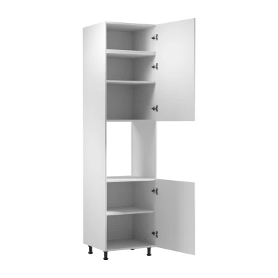Kuchynská skriňa na vstavanú rúru SALERNO - šírka 60 cm, biela