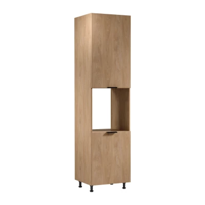 Kuchynská skriňa na vstavanú rúru SALERNO - šírka 60 cm, dub