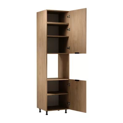 Kuchynská skriňa na vstavanú rúru SALERNO - šírka 60 cm, dub