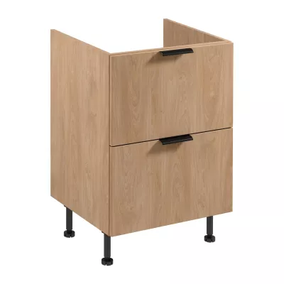 Spodná šuplíková kuchynská skrinka SALERNO - šírka 60 cm, dub