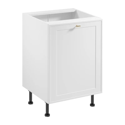 Dolná jednodverová skrinka SALERNO - šírka 60 cm, biela