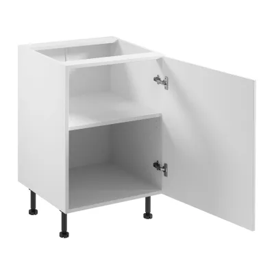 Dolná jednodverová skrinka SALERNO - šírka 60 cm, biela
