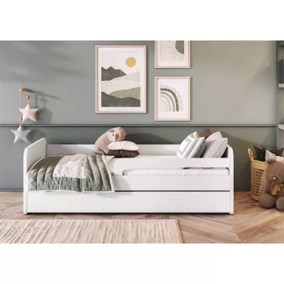 Detská posteľ s matracom 80x200 NORDELLE - biela