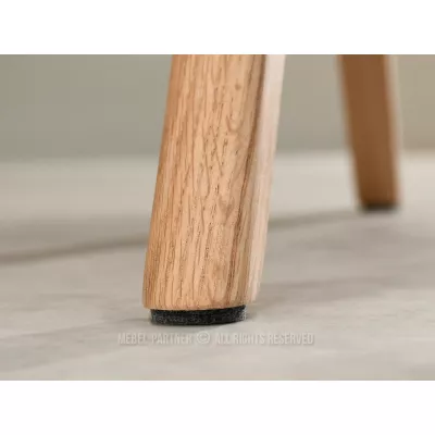 Otočná jedálenská stolička ACANTHA - béžová / dub