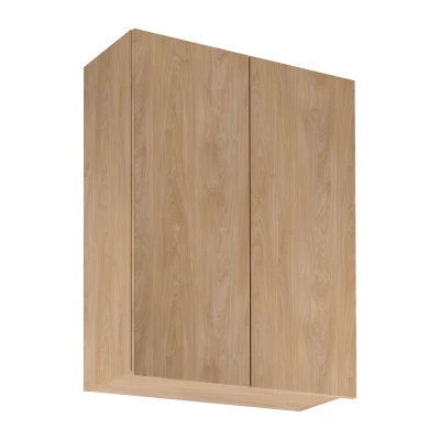 Vysoká horná kuchynská skrinka SALERNO - šírka 80 cm, dub