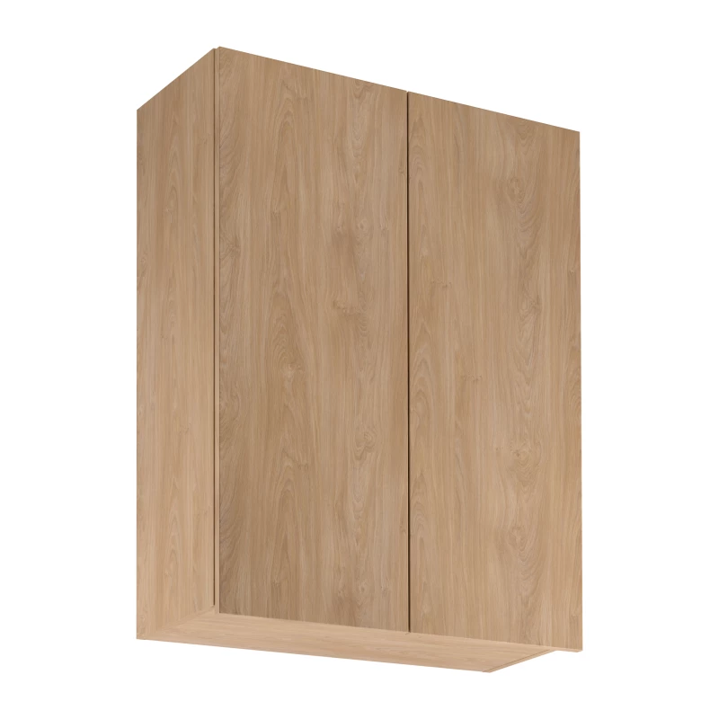 Vysoká horná kuchynská skrinka SALERNO - šírka 80 cm, dub