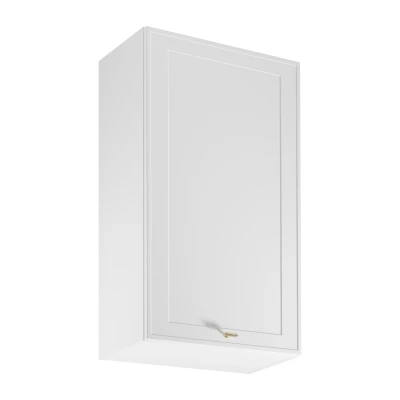 Vysoká horná kuchynská skrinka SALERNO - šírka 60 cm, biela
