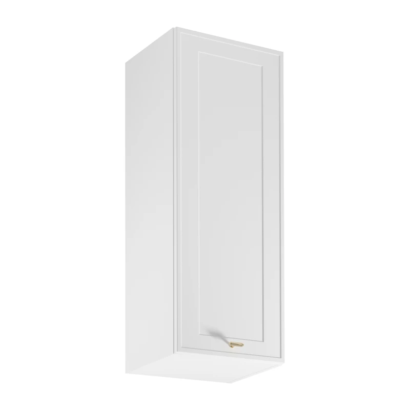 Vysoká horná kuchynská skrinka SALERNO - šírka 40 cm, biela