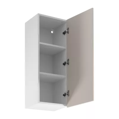 Vysoká horná kuchynská skrinka SALERNO - šírka 40 cm, biela / béžová