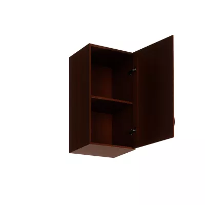 Horná kuchynská skrinka SILVARA - šírka 40 cm, orech, pravé prevedenie