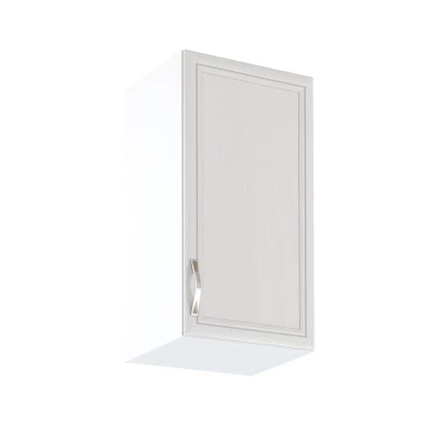 Horná kuchynská skrinka SILVARA - šírka 40 cm, borovica andersen/biela, pravé prevedenie