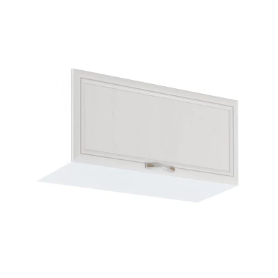 Horná skrinka s výklopnými dvierkami SILVARA - šírka 80 cm, borovica andersen / biela