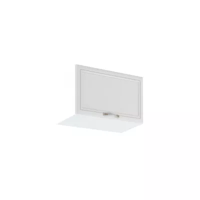 Horná skrinka s výklopnými dvierkami SILVARA - šírka 60 cm, borovica andersen / biela