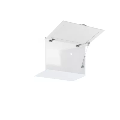 Horná výklopná skrinka SILVARA - šírka 60 cm, borovica andersen / biela