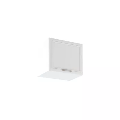 Horná výklopná skrinka SILVARA - šírka 50 cm, borovica andersen / biela