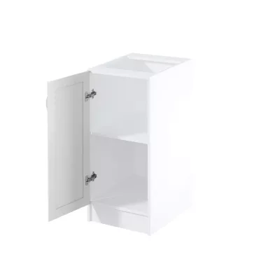 Dolná jednodverová skrinka SILVARA - šírka 40 cm, borovica andersen / biela, ľavé prevedenie