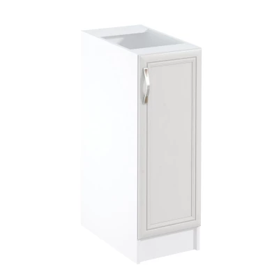 Dolná jednodverová skrinka SILVARA - šírka 30 cm, borovica andersen / biela, pravé prevedenie