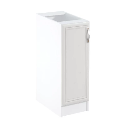 Dolná jednodverová skrinka SILVARA - šírka 30 cm, borovica andersen / biela, ľavé prevedenie